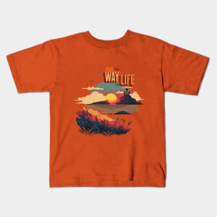 Jesus The Way To Life Kids T-Shirt